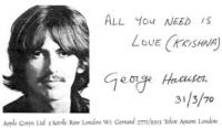 venuta di prabhupada in america, george harrison all you need is love