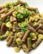 tortiglioni grano saraceno, pasta per ekadasi, pasta con zucchine